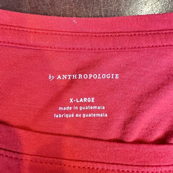 Anthropologie Rust Tie-Waist Blouse - Picture 6 of 10